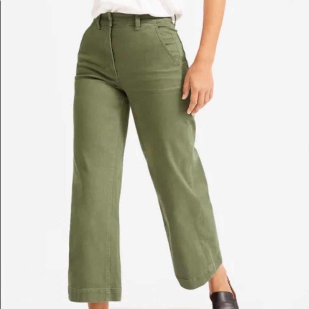 Everlane Wide Leg Crop Pant